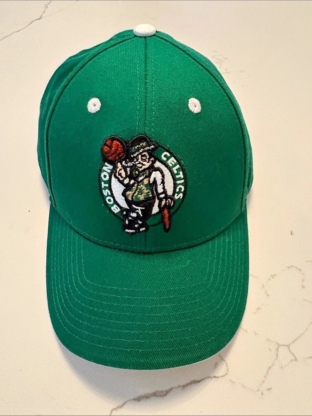 NBA Boston Celtics Green & White Snapback Hat